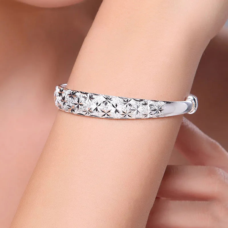 Bracelete Prata Estrela