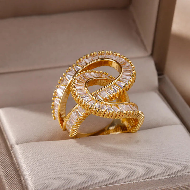 Anel Novo Design  Zirconia