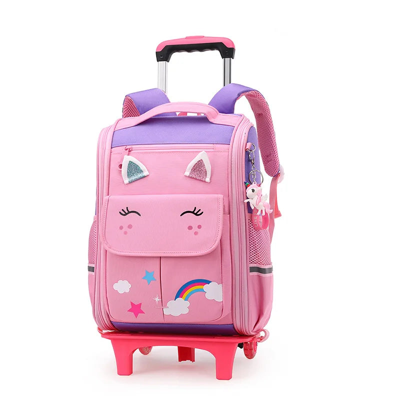 Mochila Escolar Com Rodas Trolley