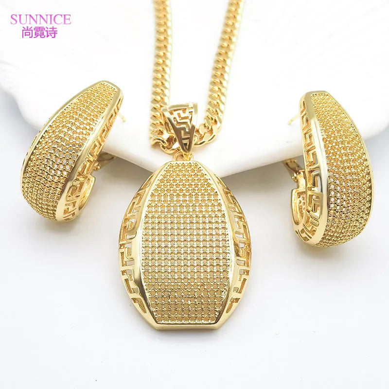 Conjunto Dubai Folheado 18k