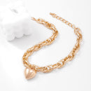 Colar Argola Coração