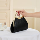 Bolsa em Nervuras de Mão Para Festa