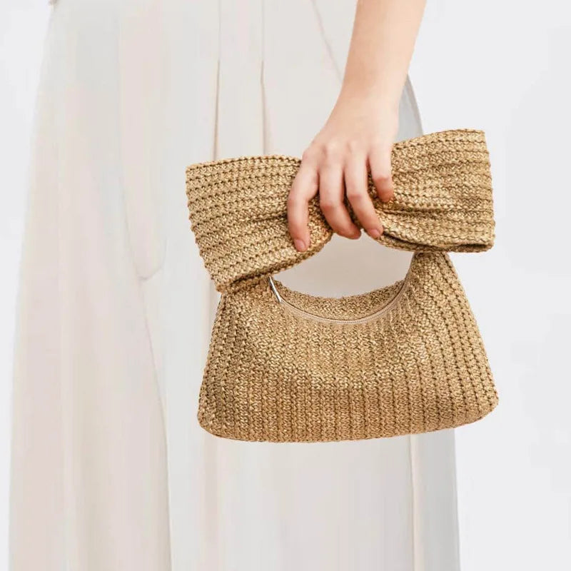 Bolsa de Palha Laço de Mão