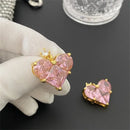 Conjunto Brinco e Colar de Coração