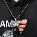 Colar Pingente Borboleta Zirconias