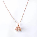 Colar e Brincos de Pérola com Cristais