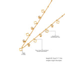 Colar Dourado Clover Delicado