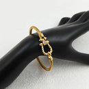 Pulseira Corda Dourada 18K