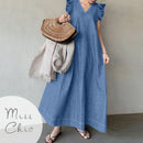 Vestido Longo  Denim