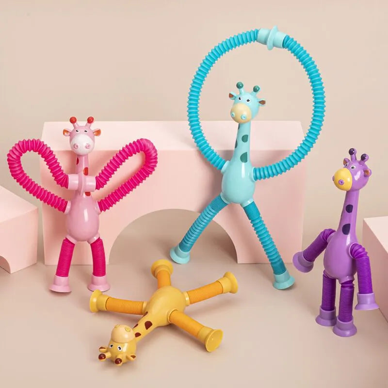 4 PÇS Ventosa Divertida Girafas Toys