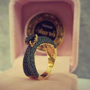 Anel Gold Pedra Preta