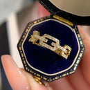 Anel Elos de Cristais