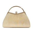 Bolsa em Nervuras de Mão Para Festa