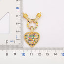 Colar Pingente Coração em Zircônia