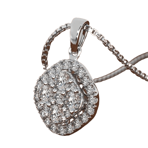 Gargantilha em Diamante 18K Rose Gold