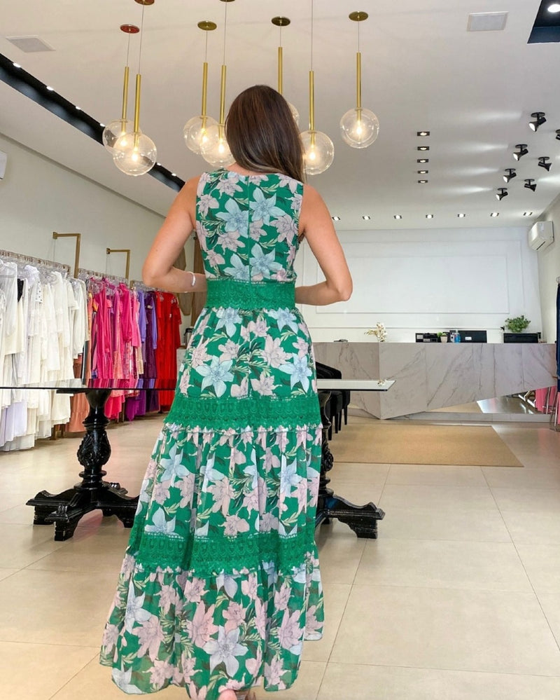 Vestido Max Floral
