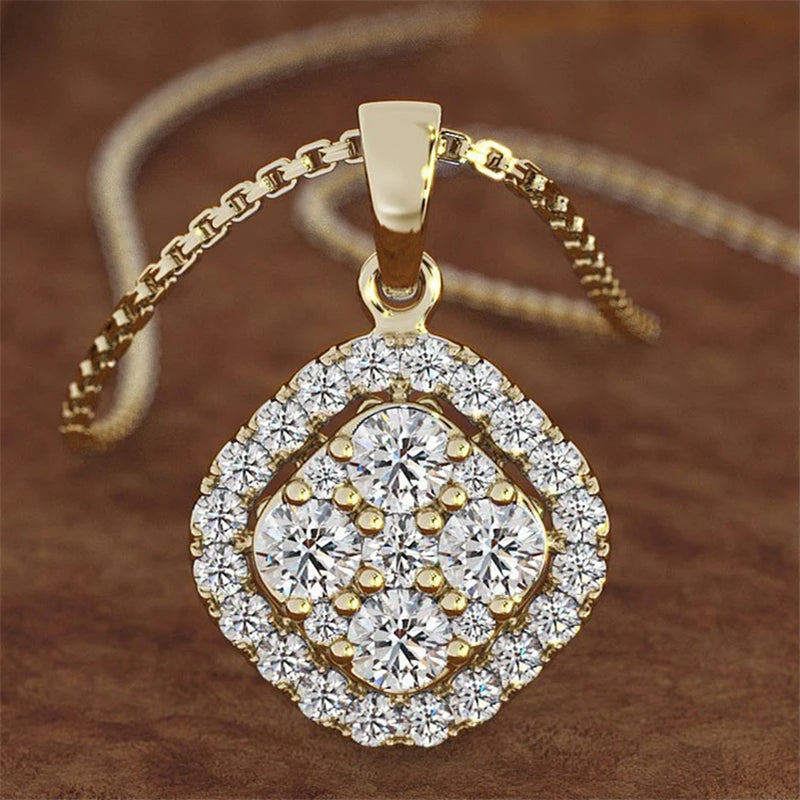 Gargantilha em Diamante 18K Rose Gold