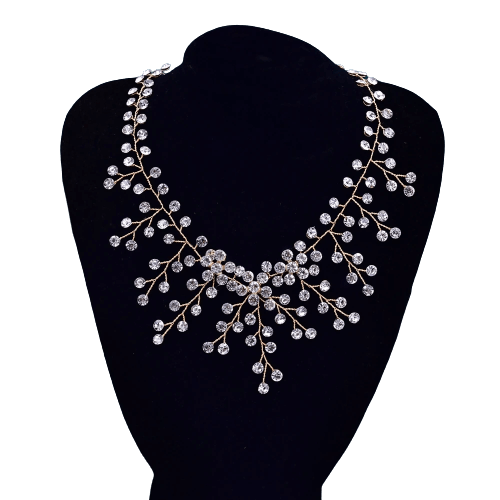 Colar Noiva Gotas de Diamante