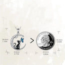 Colar Gato e Lua Belldshop