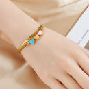 Conjunto Colar e Pulseira Corações