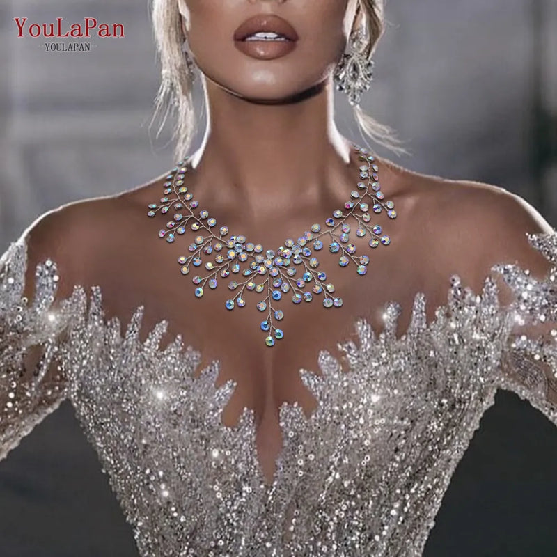 Colar Noiva Gotas de Diamante