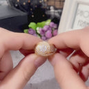 Anel Fantasia Cravejado em Zircônia