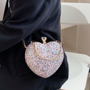 Bolsa Clutch Formato de Coração