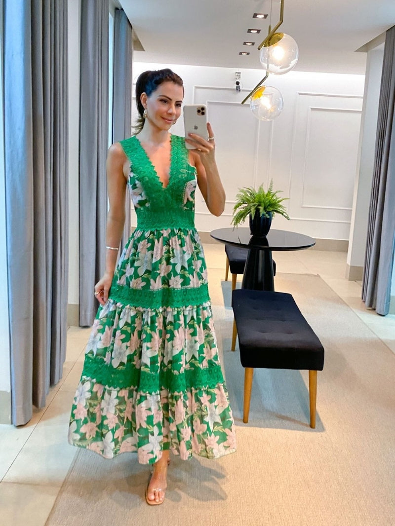 Vestido Max Floral