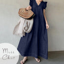 Vestido Longo  Denim